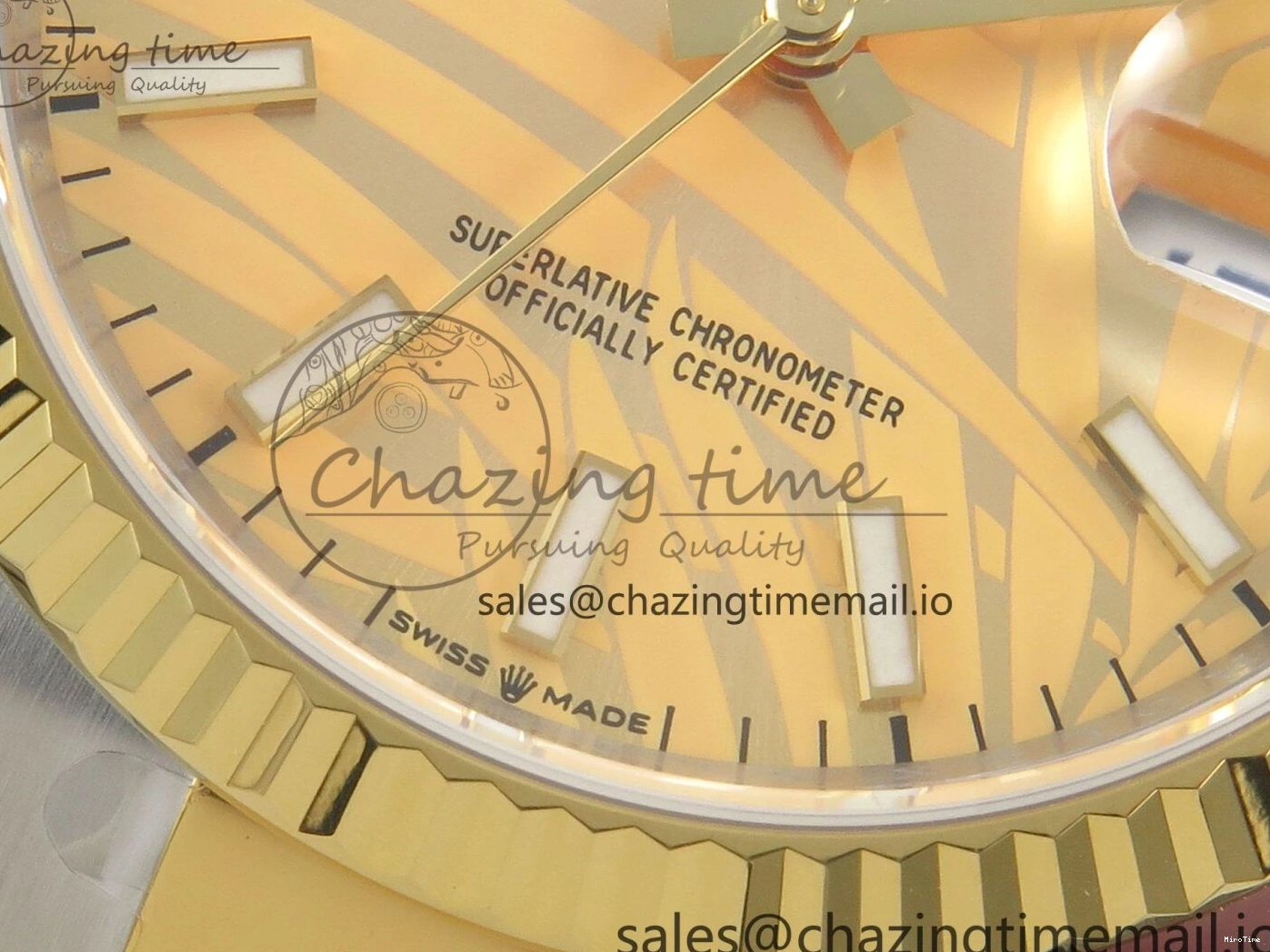 MiroTime 0510 Unisex DateJust 36 SS YG ARF 1:1 Best Edition 904L Steel YG Leaf Dial on Oyster Bracelet SH 92